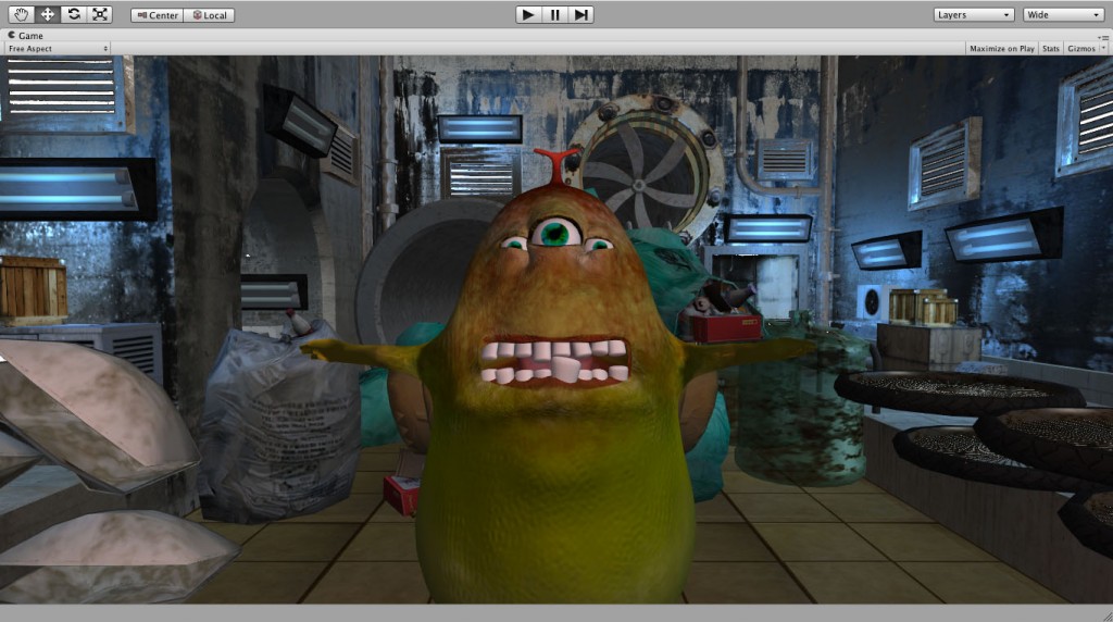 Monster in T-Pose