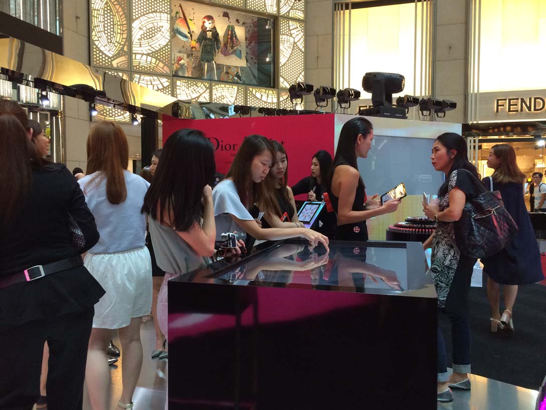 Dior Addict - Interactive experience at Landmark